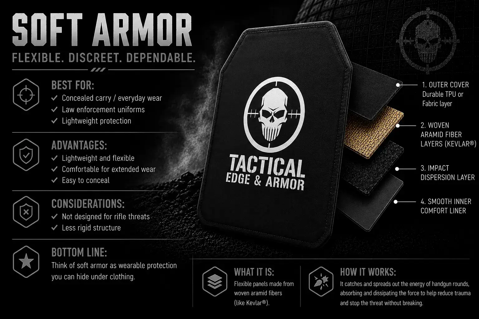 soft armor plate