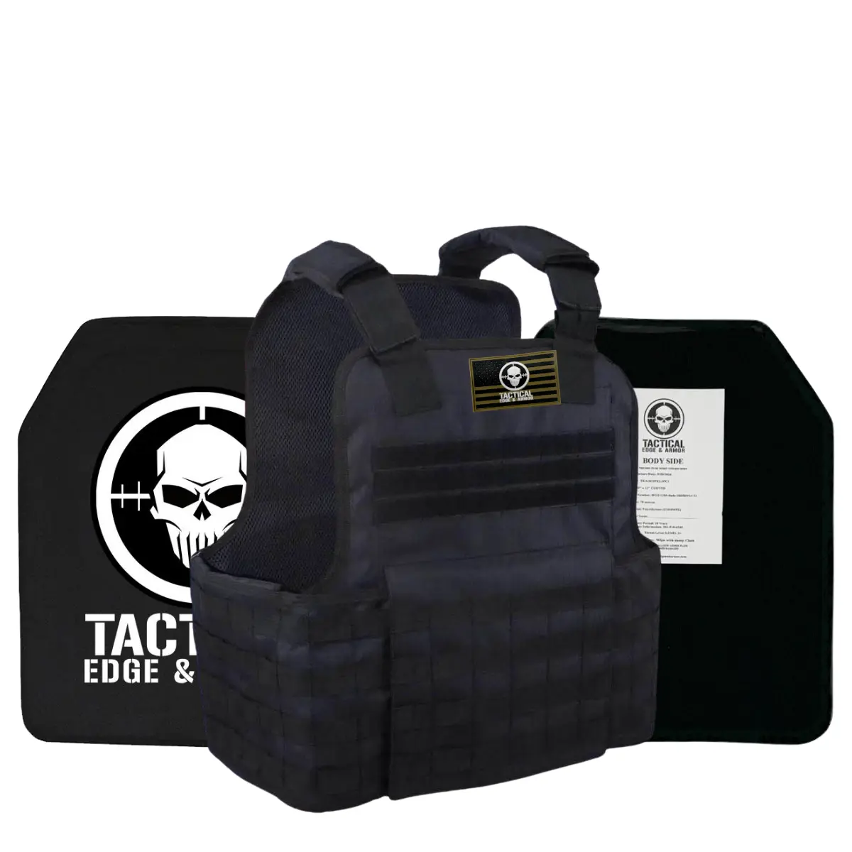 T6 BigBoy T3460 Level III+ UHMWPE Lightweight Body Armor Bundle